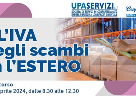 BRESCIA - Corso “L’IVA negli scambi con l’estero”