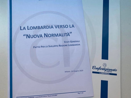 STATI GENERALI PATTO PER LO SVILUPPO - Confartigianato Lombardia presenta a Regione Lombardia le pro