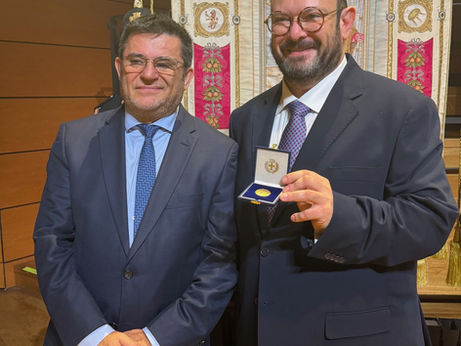 EVENTI - Alla cerimonia delle Civiche Benemerenze 2025 del Comune di Milano per l'Ambrogino d'Oro al dott. Cimino