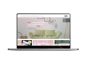 Mockup von neuer Website für die mizzi erstellt von Mipa Agentur Graz im Zuge einer Websiteoptimierung