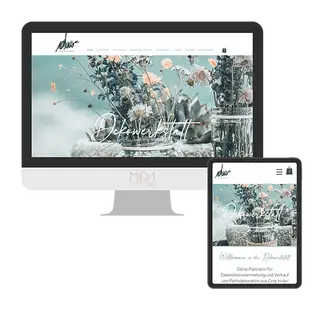 Webdesign von MIPA Agentur für Das Buntgut, eine Plattform für nachhaltige Produkte, dargestellt auf Desktop und Tablet
