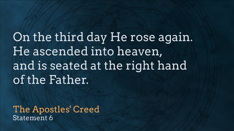 He Rose Again, Ascended, and is Enthroned