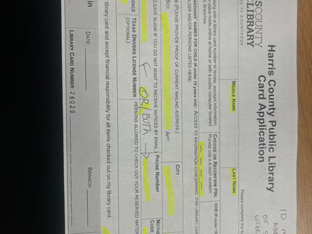 The Library Card Creation Process