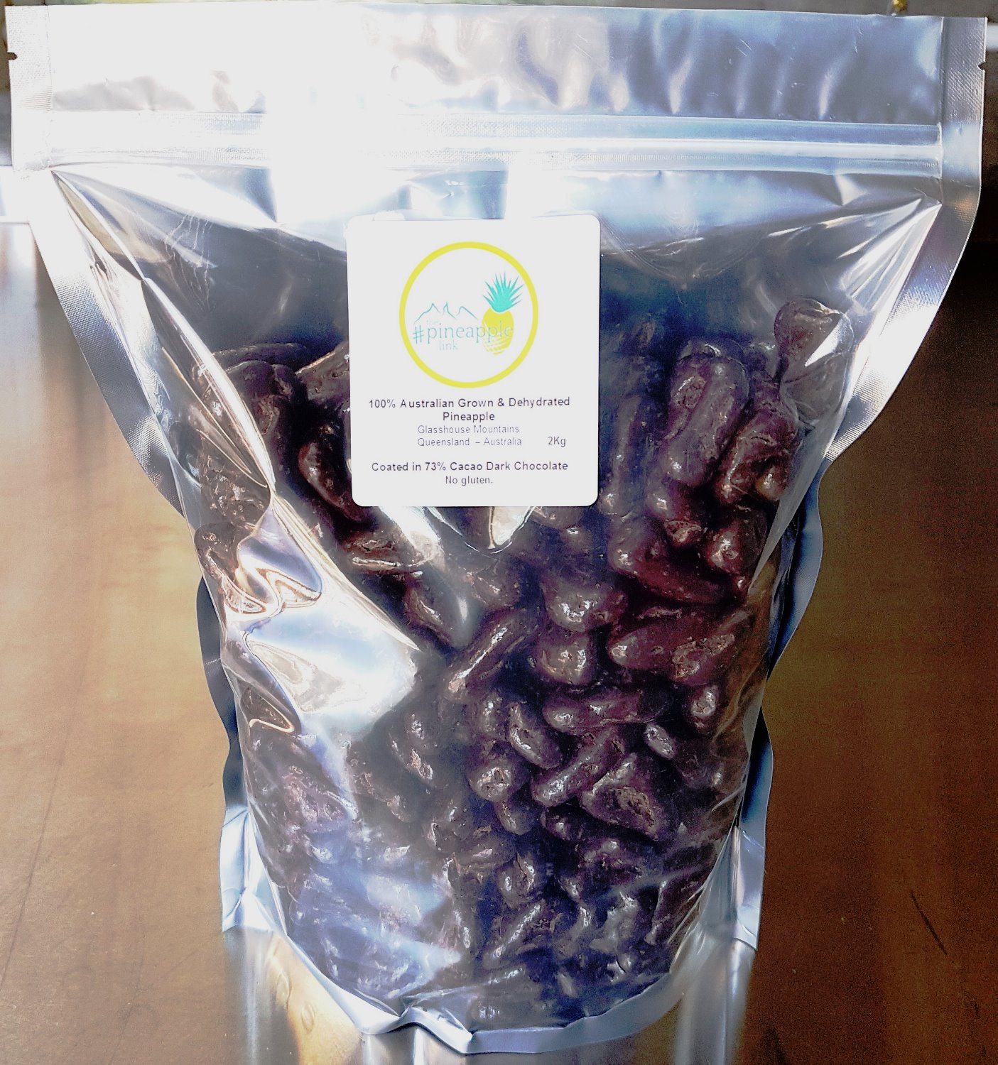 Dried Pineapple in Dark Chocolate