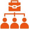 Icon réseau d'entreprises villes soeurs