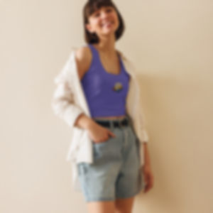Arctails Purple Minion Women's Crop