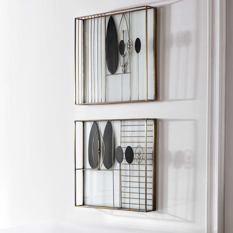 Thumbnail: ABSTRACT LEAF WALL PANEL A