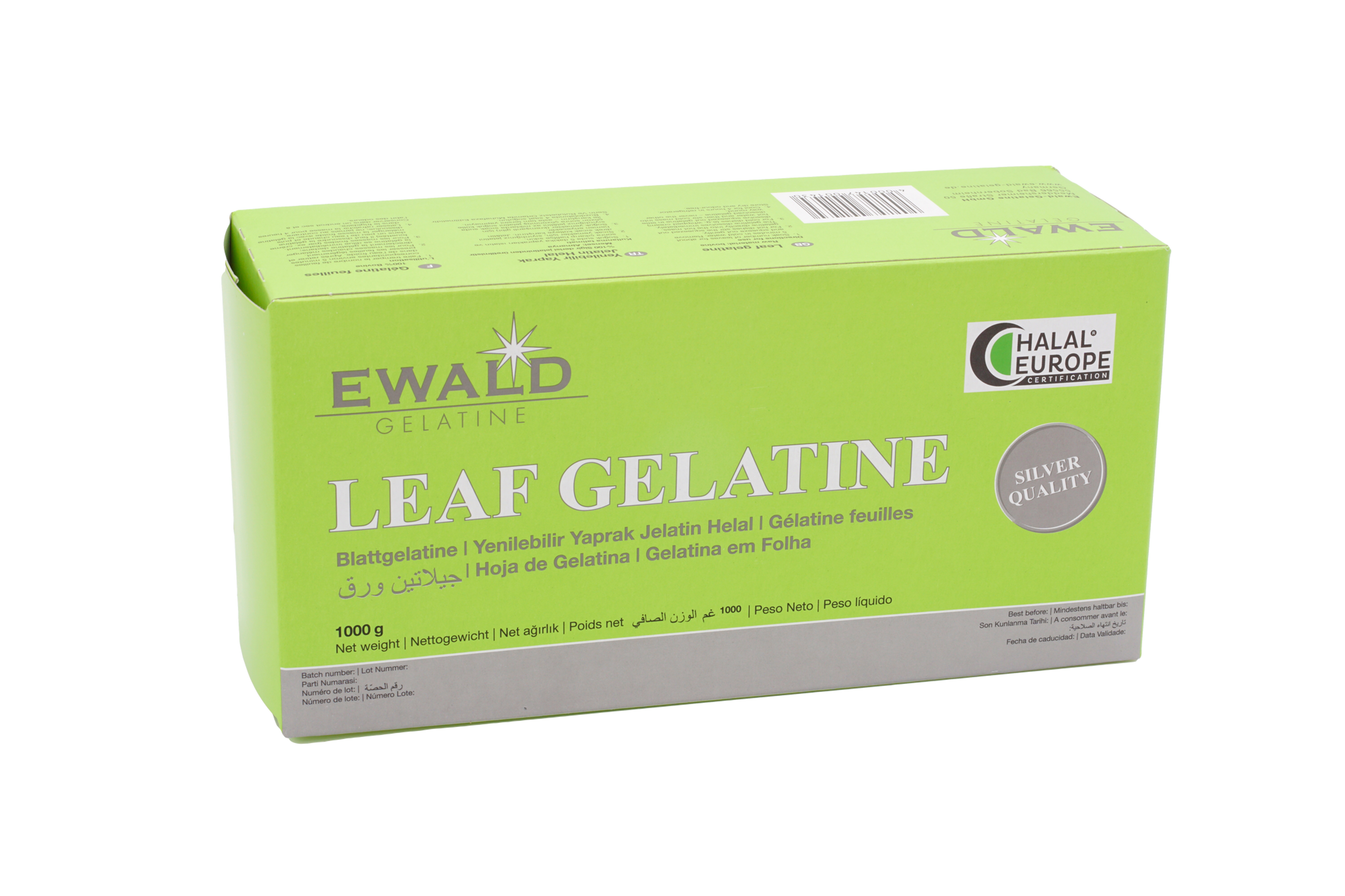 Ewald Gelatine Sheet Halal 2.5 gm, Germany