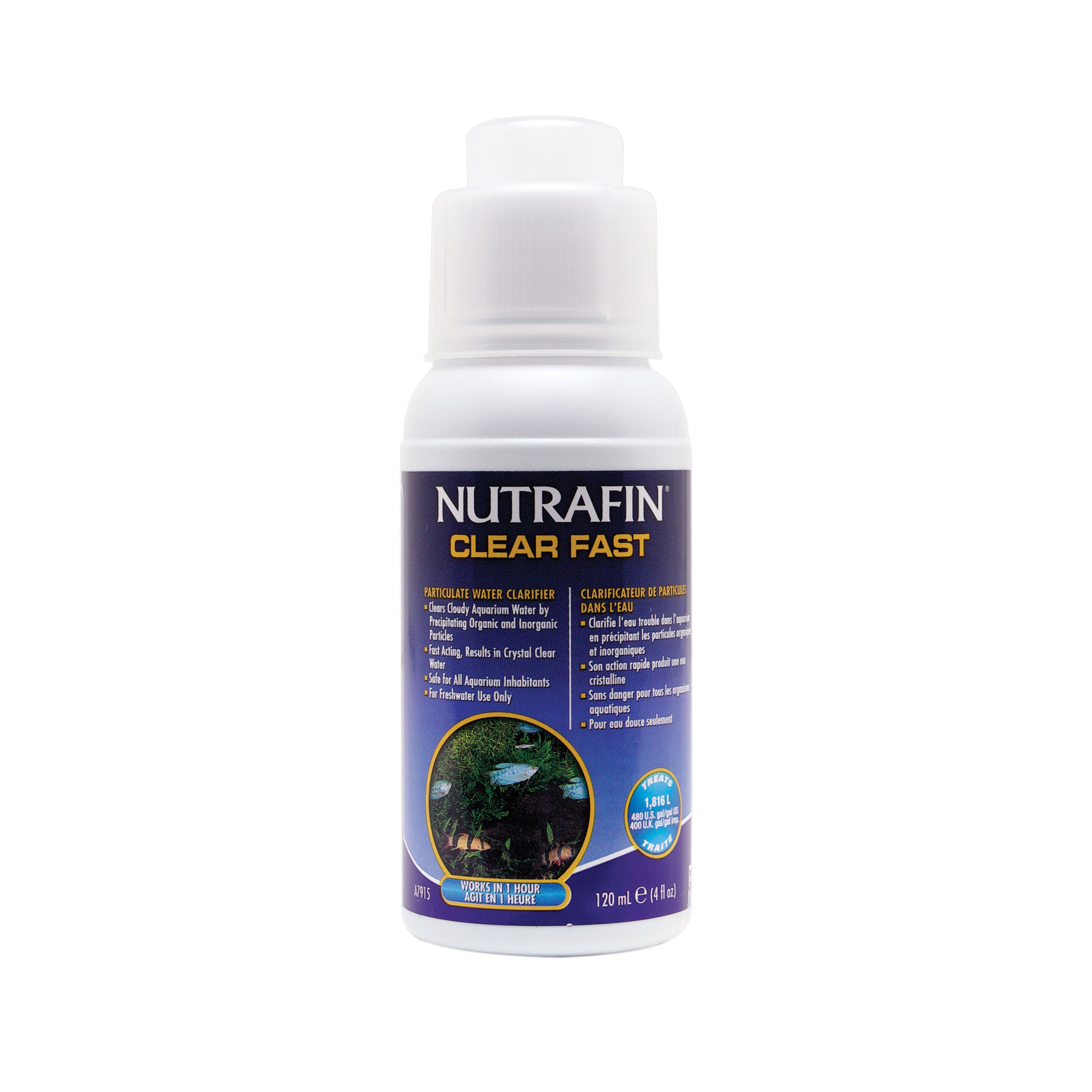 Nutrafin Clear Fast - Particulate Water Clarifier, 120 mL (4 fl oz)