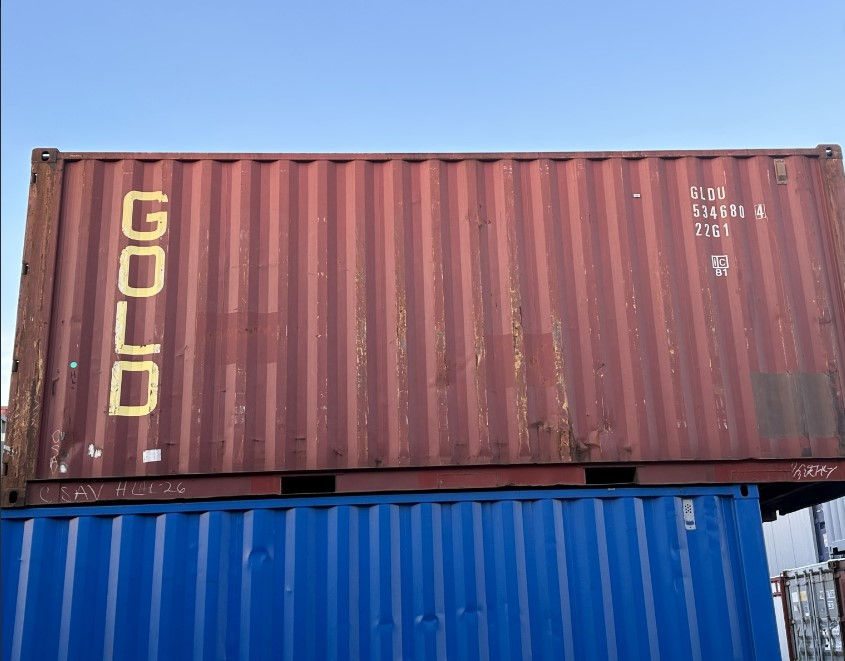 Miniaturbild: Standard-20-Fuß-Seecontainer – Letzte Reise – Lagerlösung