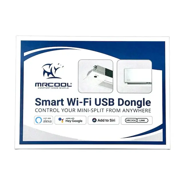 Thumbnail: MRCOOL Smart Wi-Fi USB Dongle box, control your mini-split from anywhere, compatible with Alexa, Hey Google, and Siri