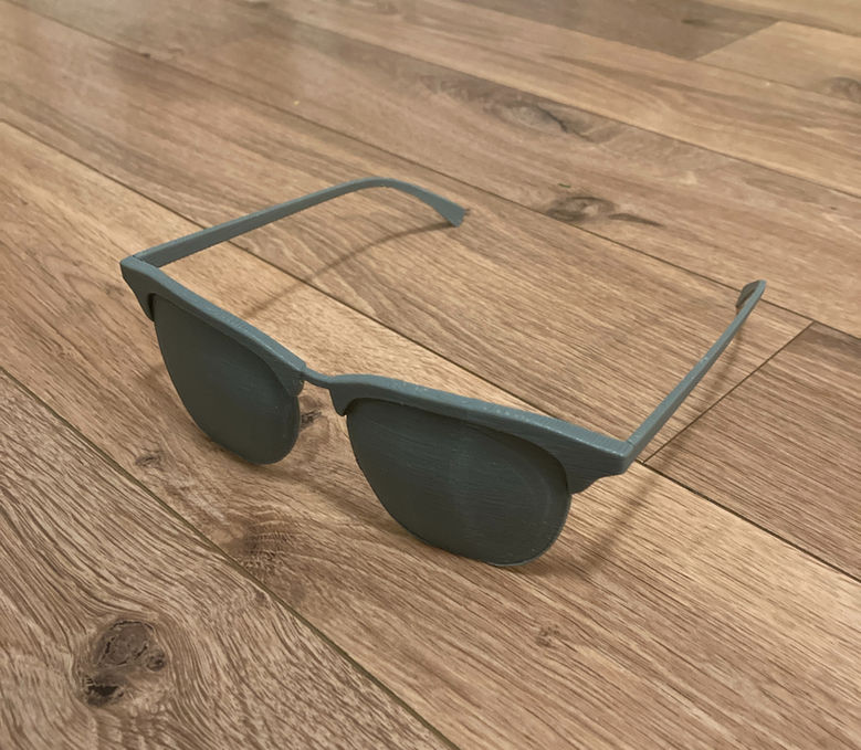 3D Printed Glasses Sculpture