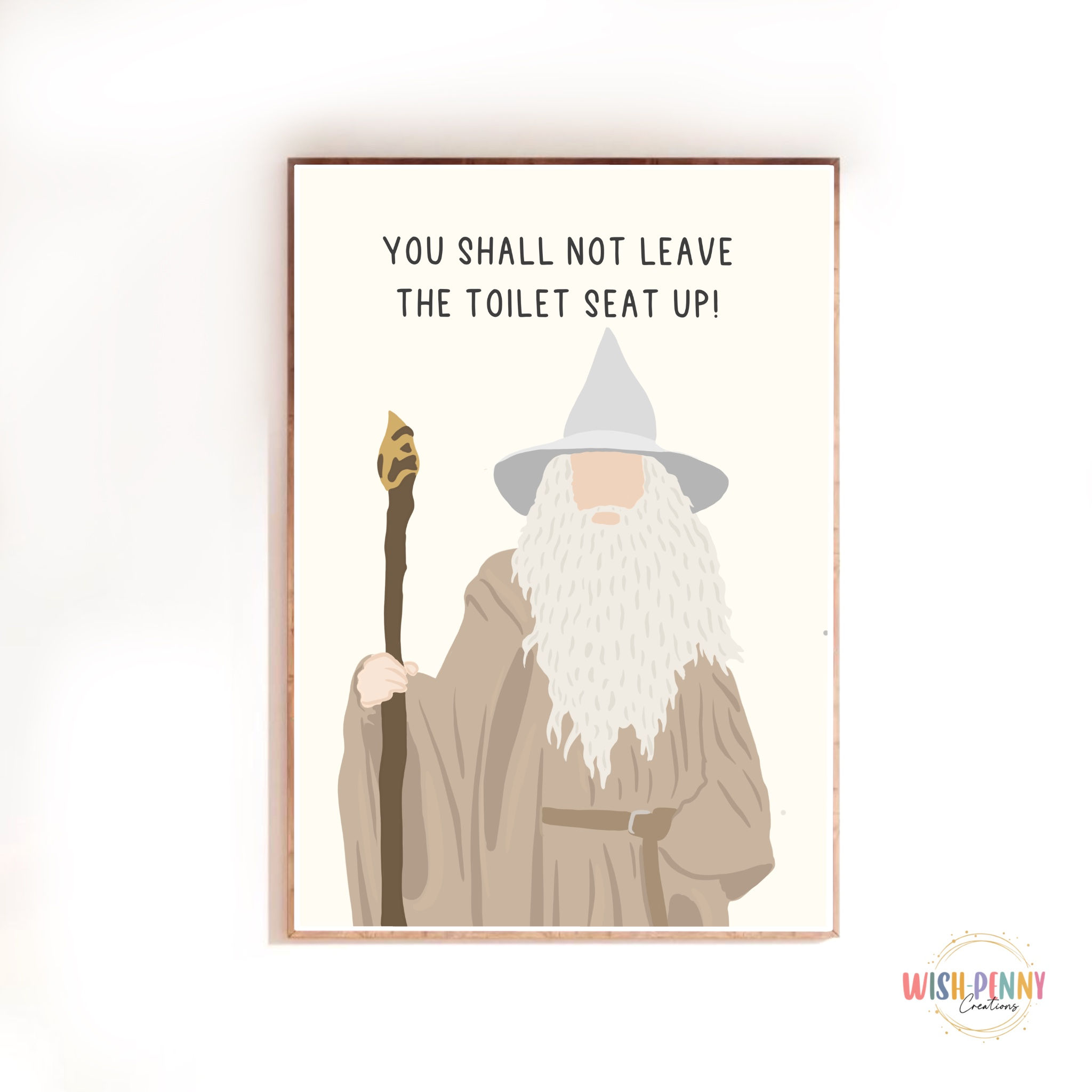 You shall not leave the toilet seat up (LOTR)