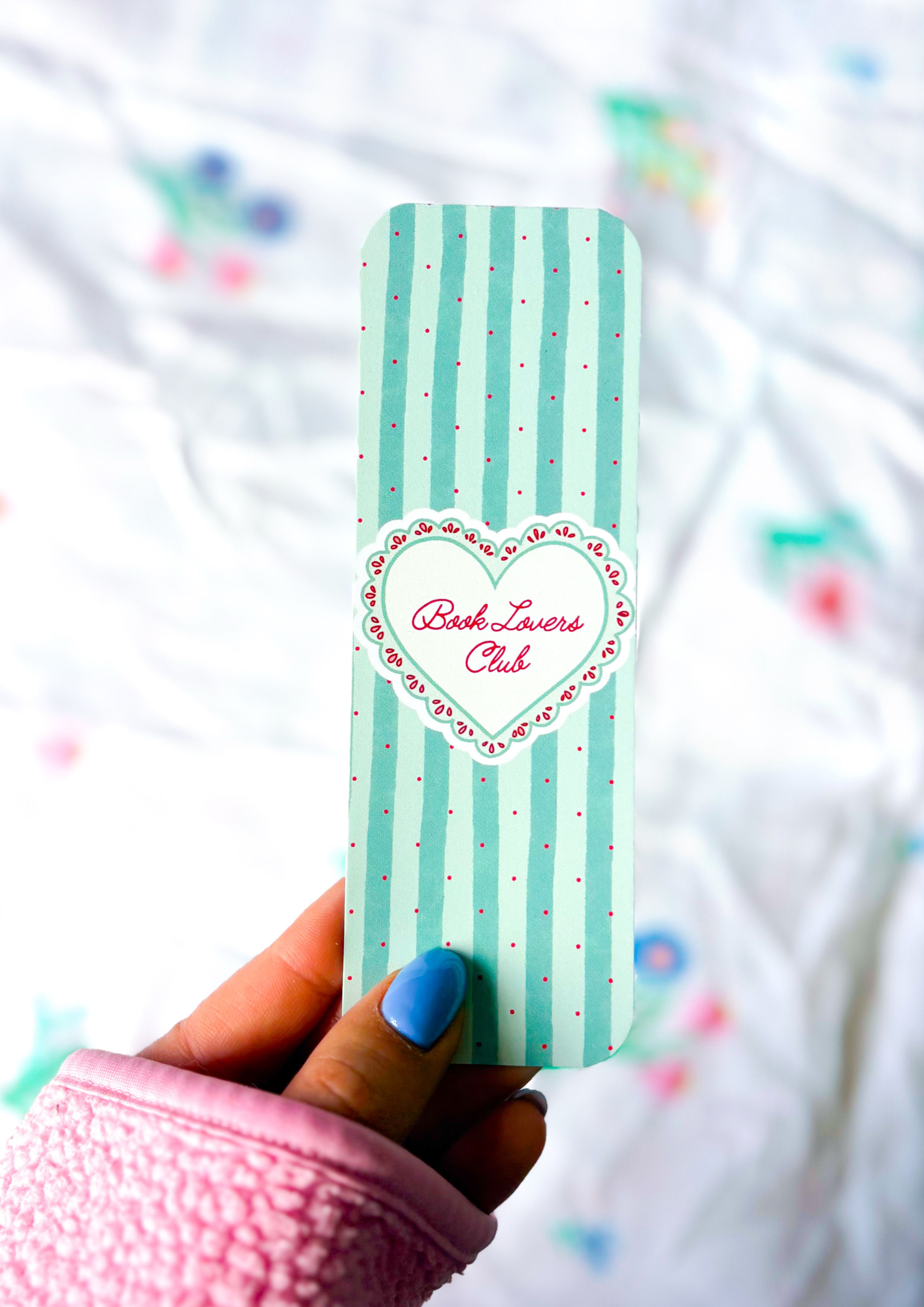 Book lovers club bookmark