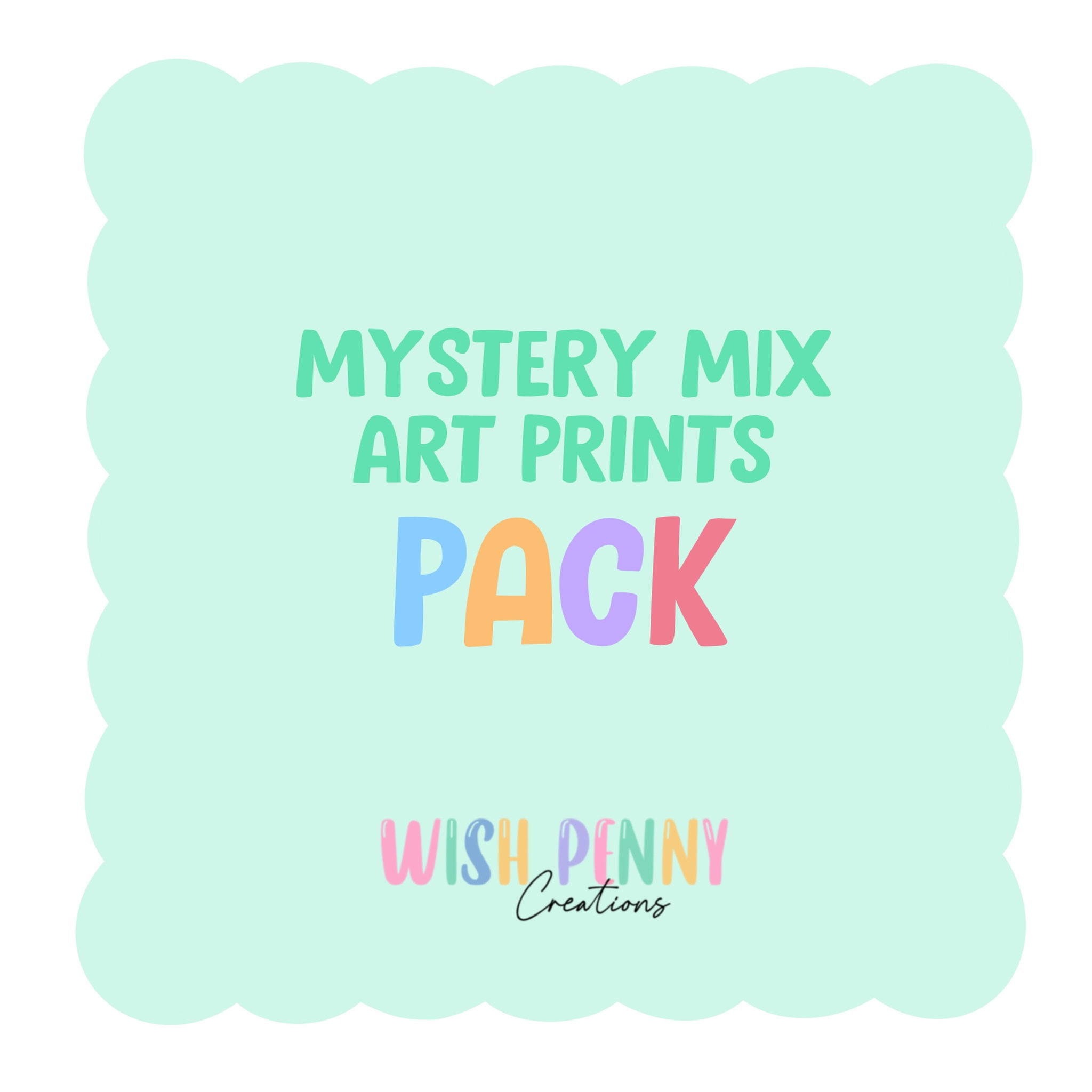 Mystery Art Prints pack