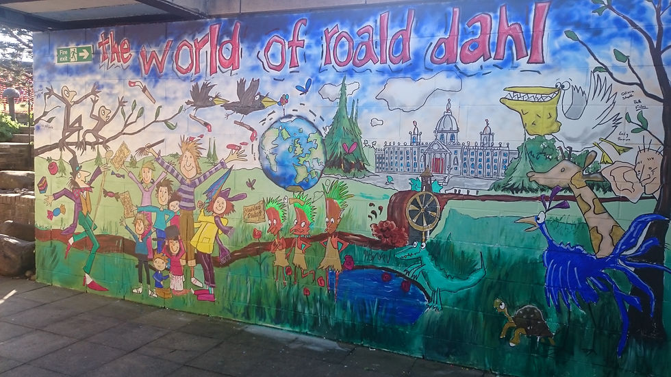 The World of Roald Dahl Mural