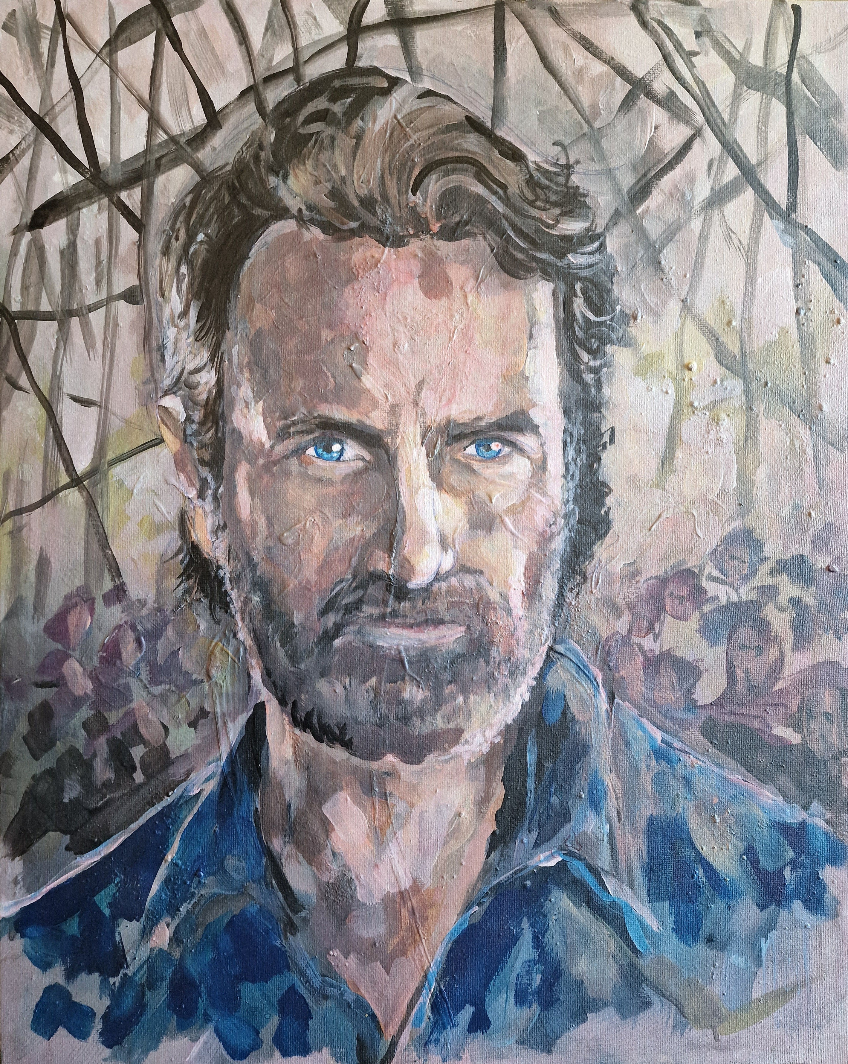 Rick Grimes played by Andrew Lincoln