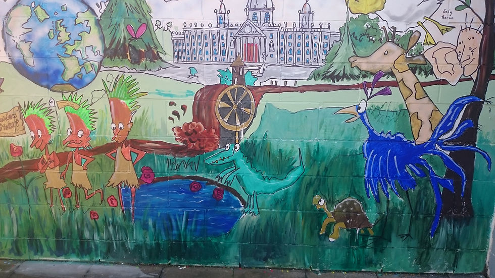 The World of Roald Dahl Mural
