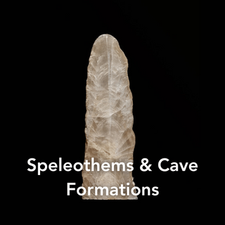 Cover image for the speleothems and cave formations gallery at the Waitomo Caves Museum featuring a cave formation