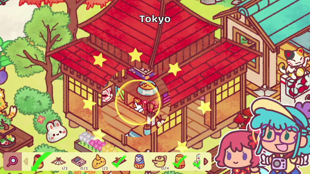 finding objects in tokyo city
