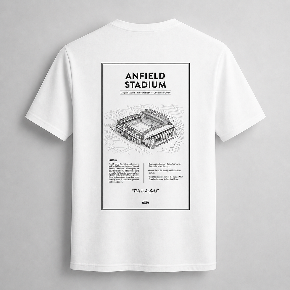 Thumbnail: Anfield Stadium Architectural T-Shirt