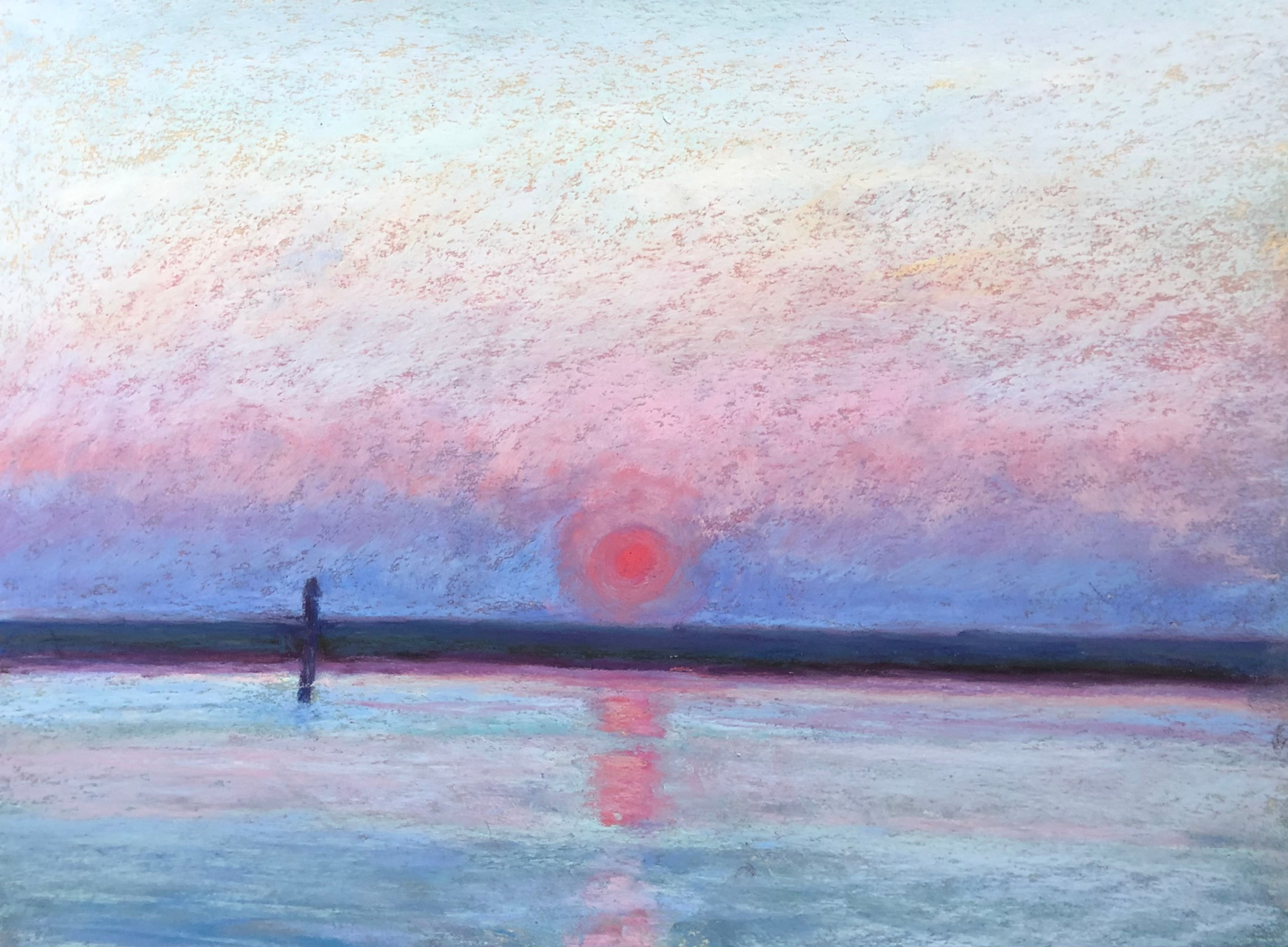 Bay Evening - 9 x 12