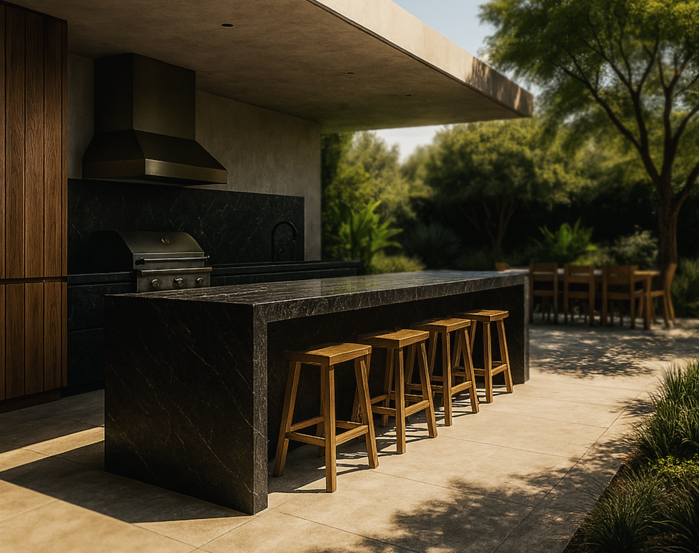 Espacios al aire libre: Cómo integrar la cocina sin perder estilo.