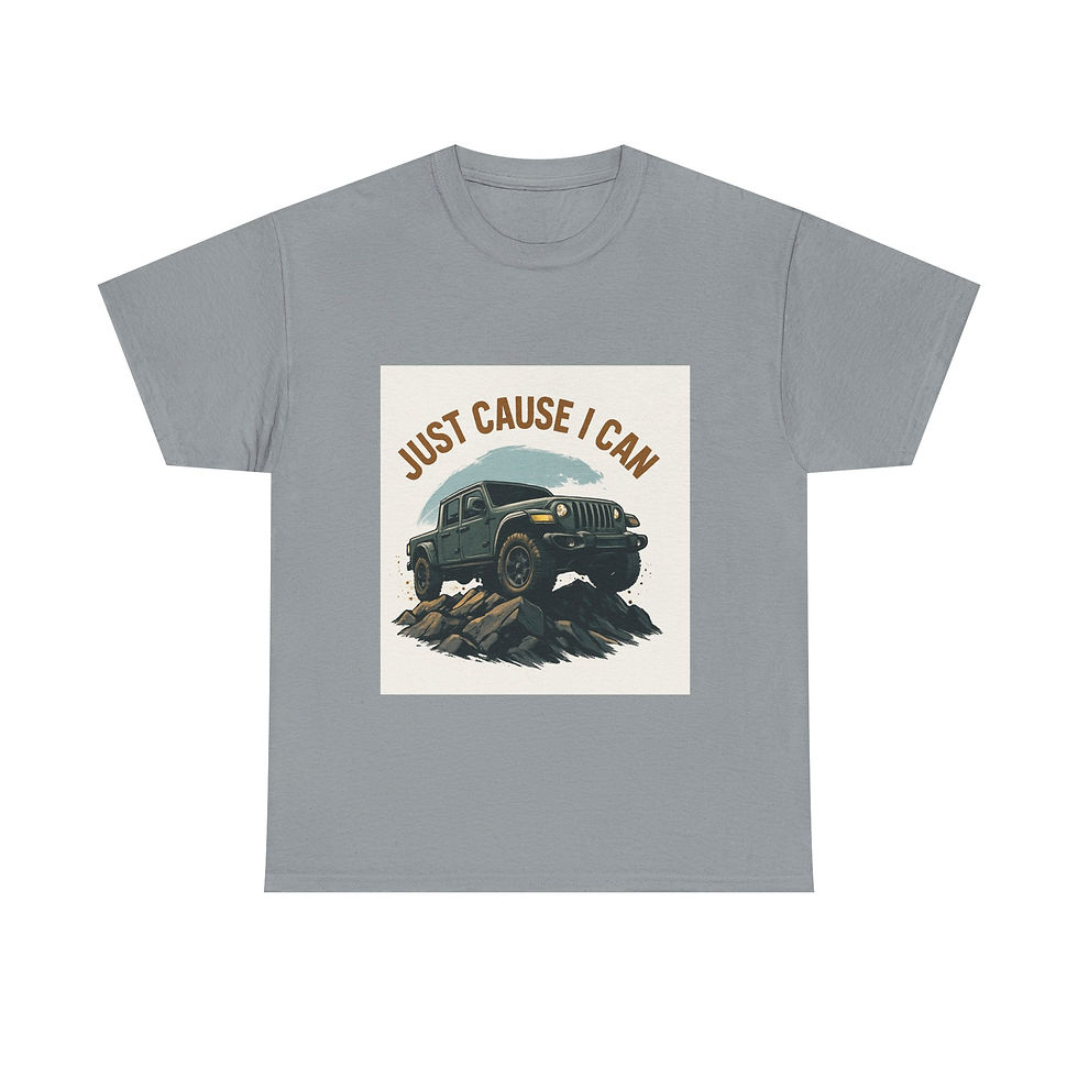 Thumbnail: Jeep Off-Road T-Shirt – "Just Cause I Can" Adventure Tee