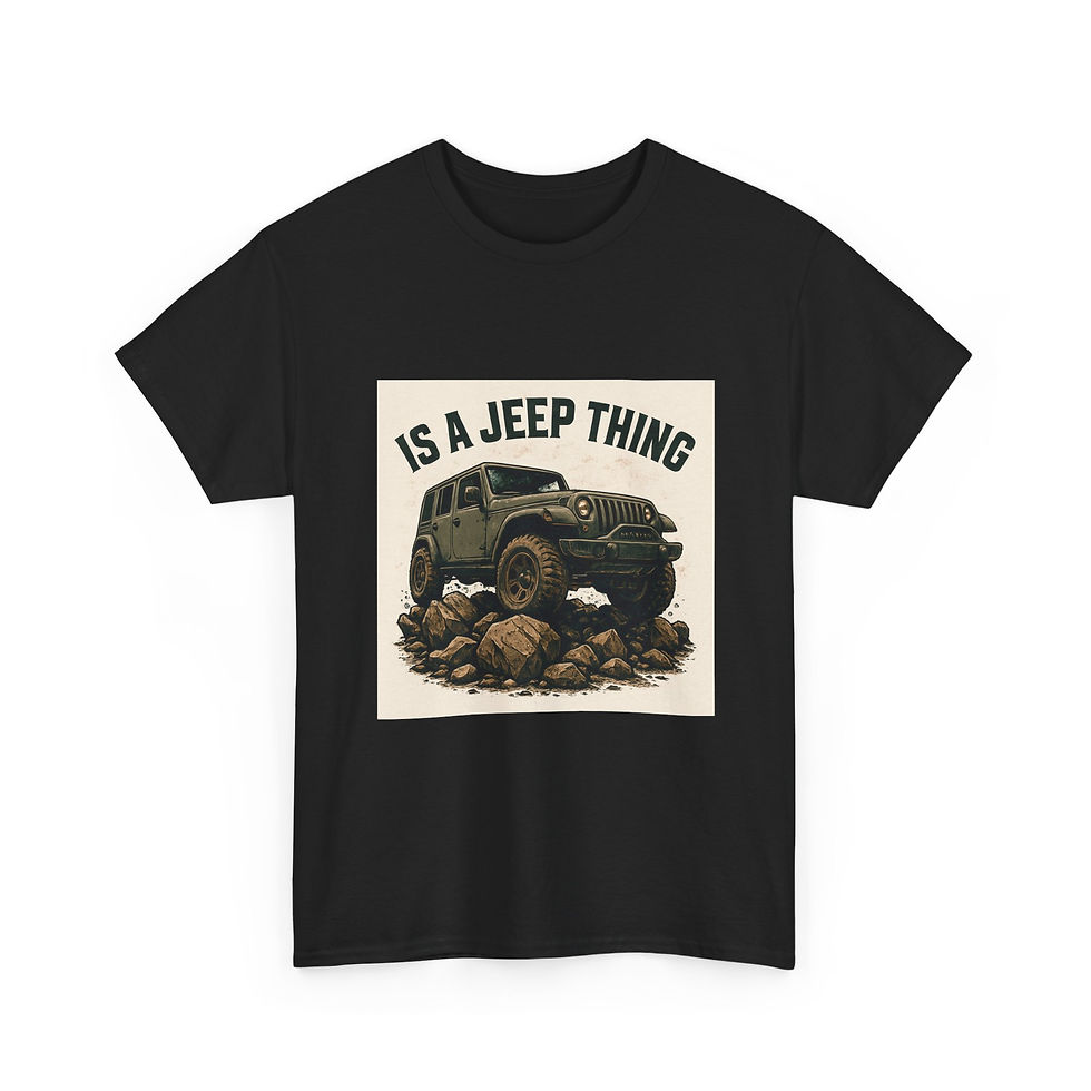 Thumbnail: Jeep Off-Road Graphic Tee — "Is a Jeep Thing" Adventure T-Shirt