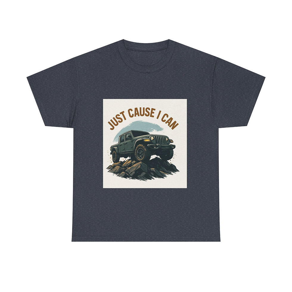 Thumbnail: Jeep Off-Road T-Shirt – "Just Cause I Can" Adventure Tee