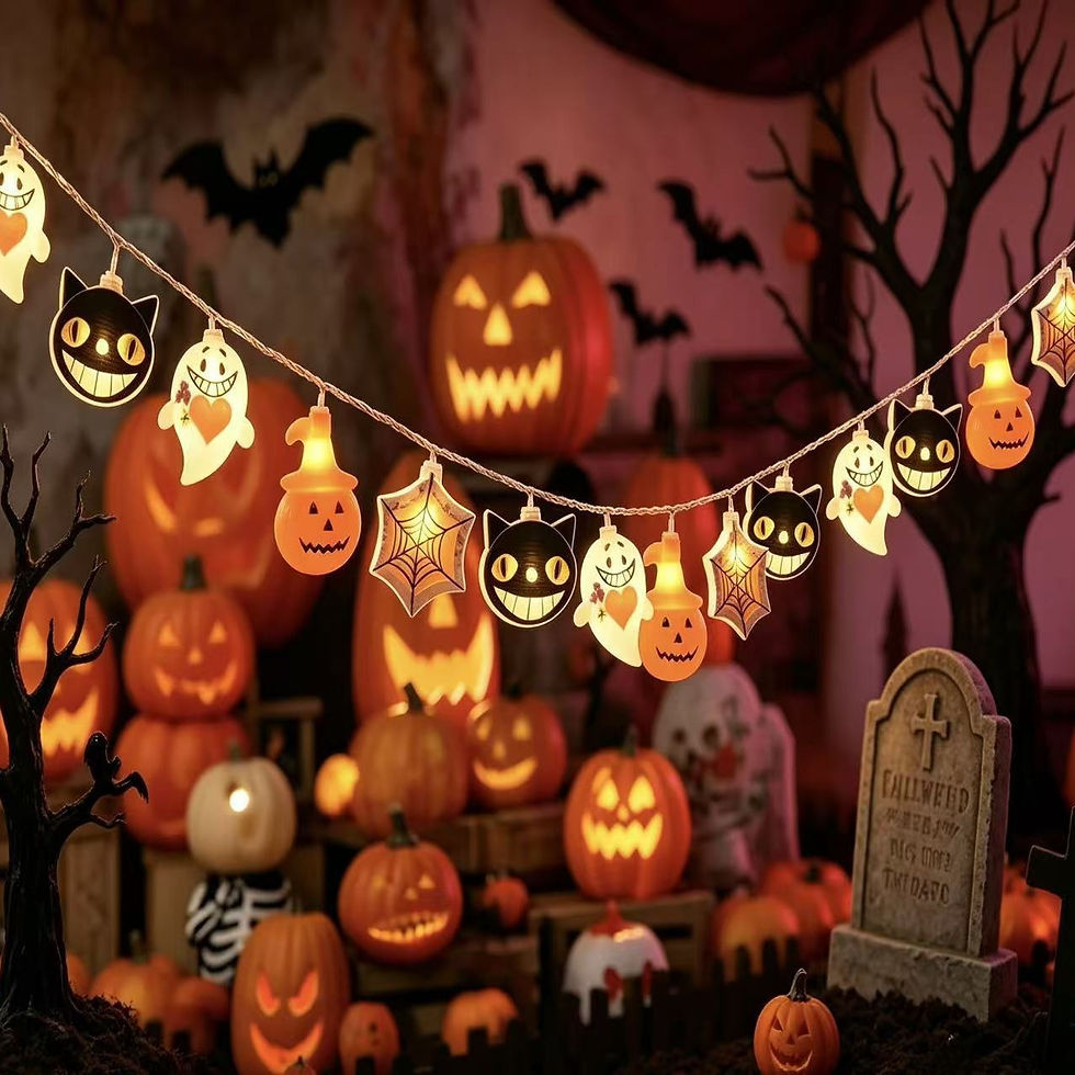 Thumbnail: Halloween Light String Scene Decoration