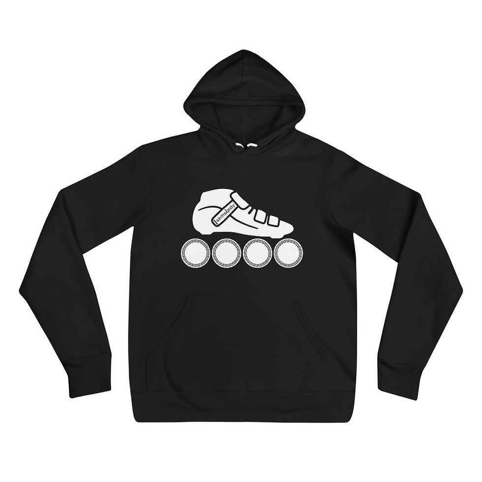 BLACK Speed Skate Unisex hoodie