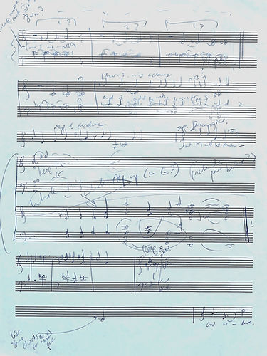 Sketches for As it is in Heaven 3