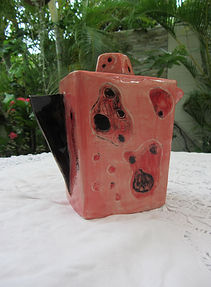 Handbuilt Porcelain Teapot