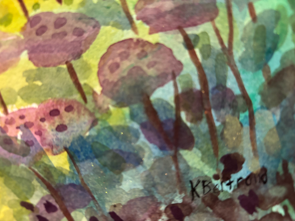 Thumbnail: Springbrook Garden watercolour on paper 