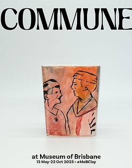commune museum of Brisbane handmade ceramic vase