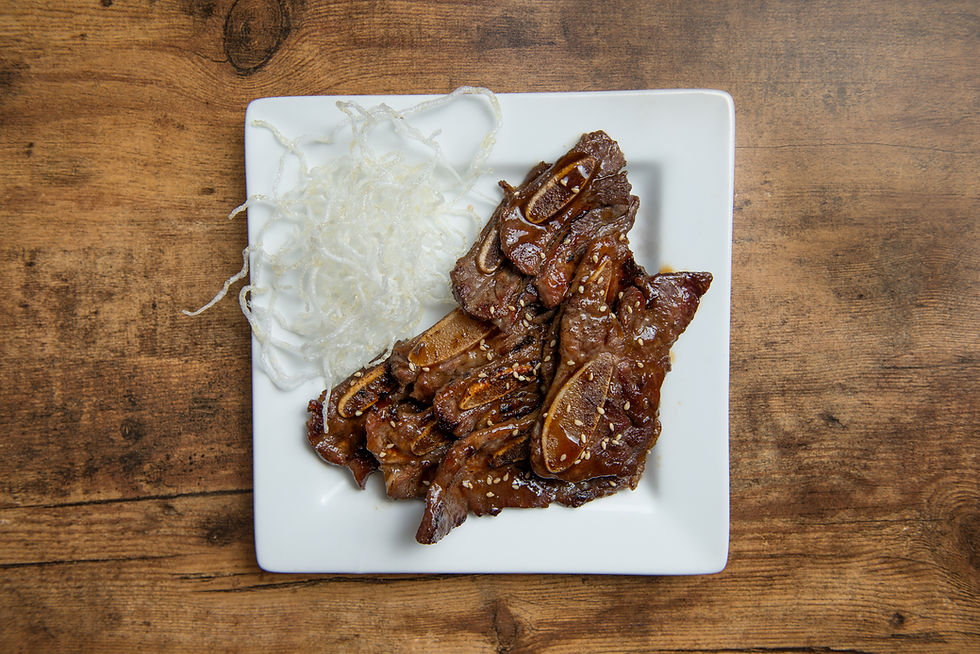 Arranged Food and Objects