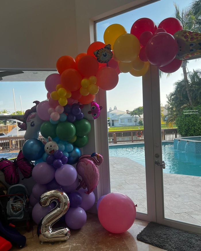 Rainbow Pretty Kids Balloon Set — balloon delivery in Miami, FL