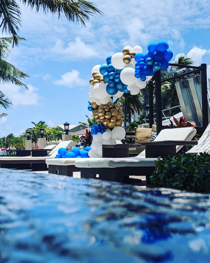 Vibrant and Rich Balloon Arch — balloon delivery in Miami, FL