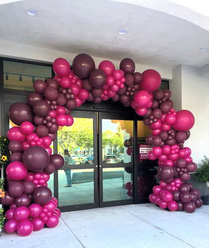 Bordeaux Mood Graduation Balloons — balloon delivery in Miami, FL