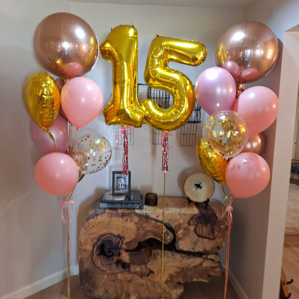 Blissfully Pink Balloon Bouquet — balloon delivery Miami FL