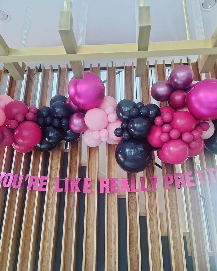 Magenta Pretty Balloon Arch — balloon delivery in Miami, FL