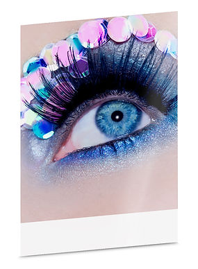 POP Display Graphic: Glitter Blue Eye
