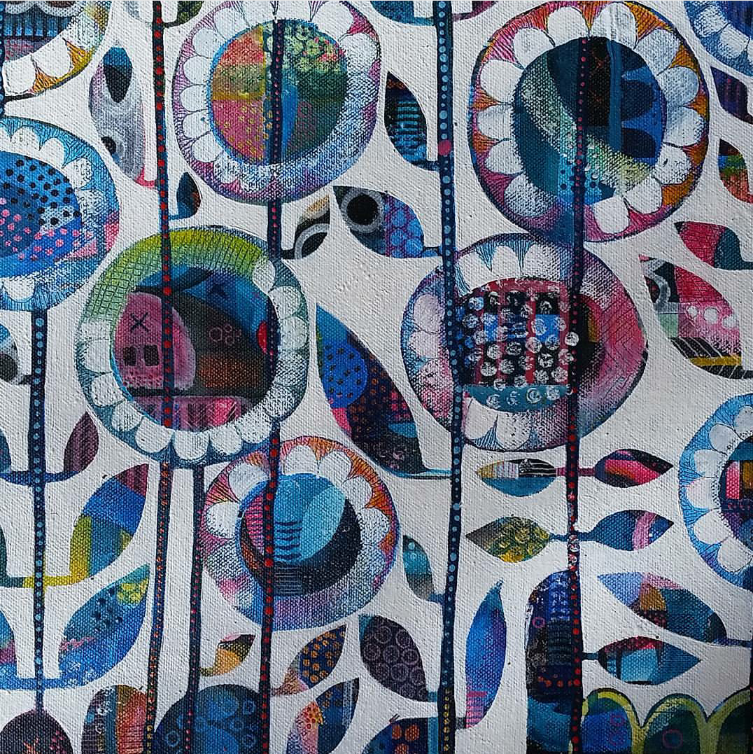 Flowering SOLD 30.5cm x 30.5cm