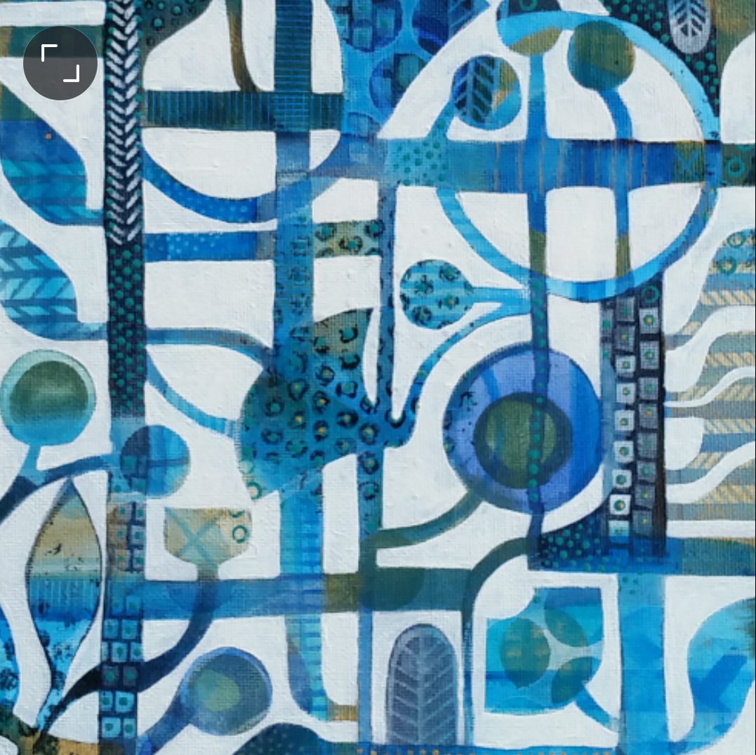 March of the Vines $290 20cm x 20cm