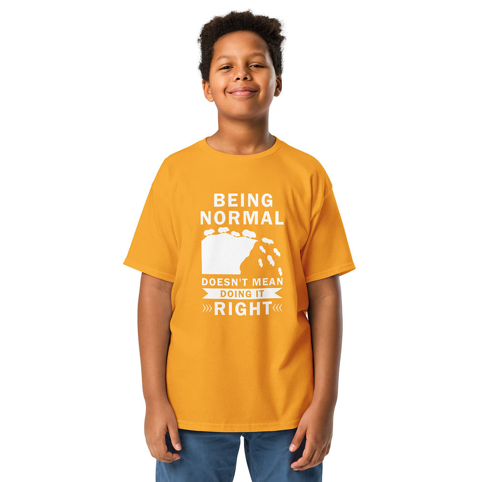 Miniaturbild: Cooles Kinder- und Teen-Shirt – anders ist gut