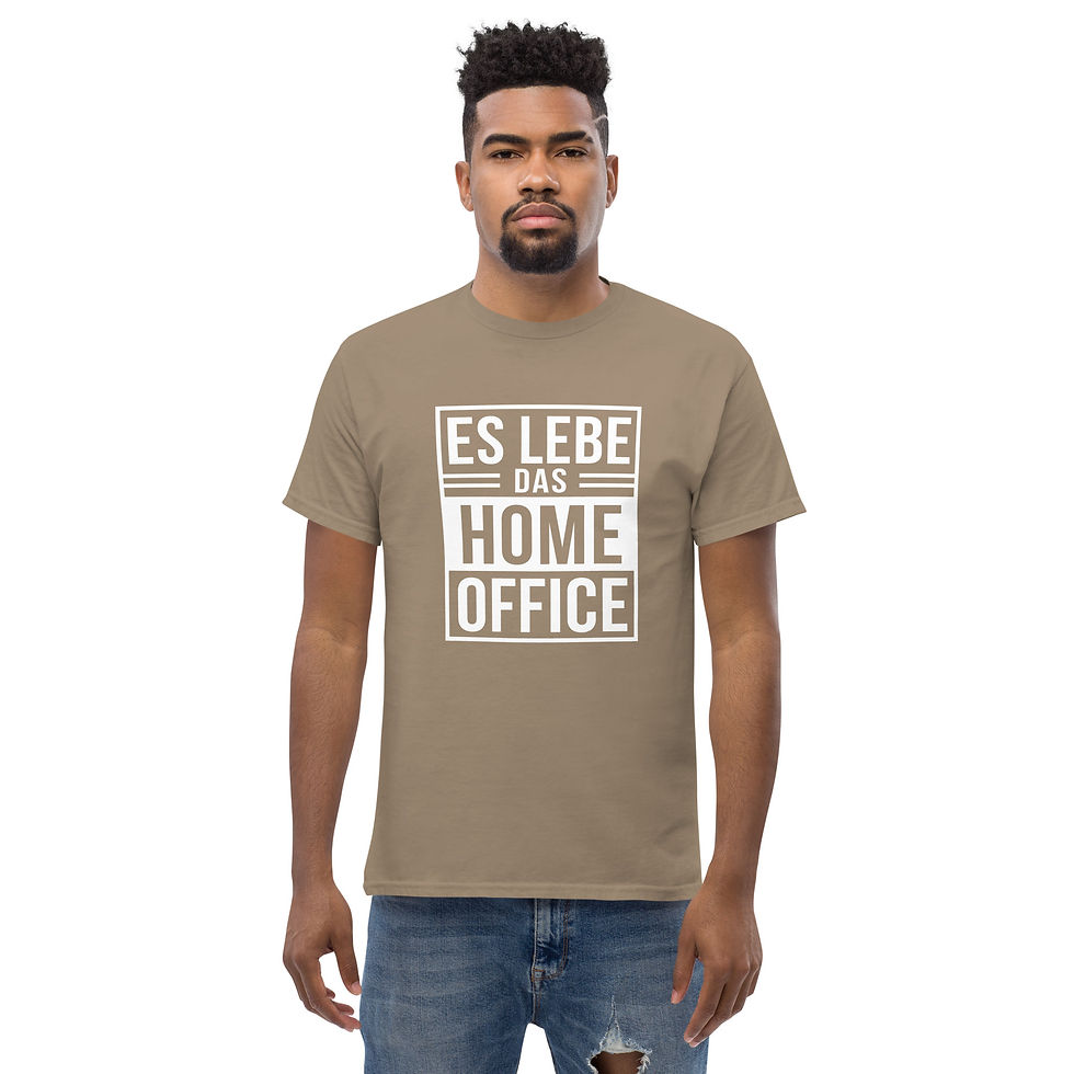 Miniaturbild: Herren T-Shirt mit Spruch – „Es lebe das Homeoffice“