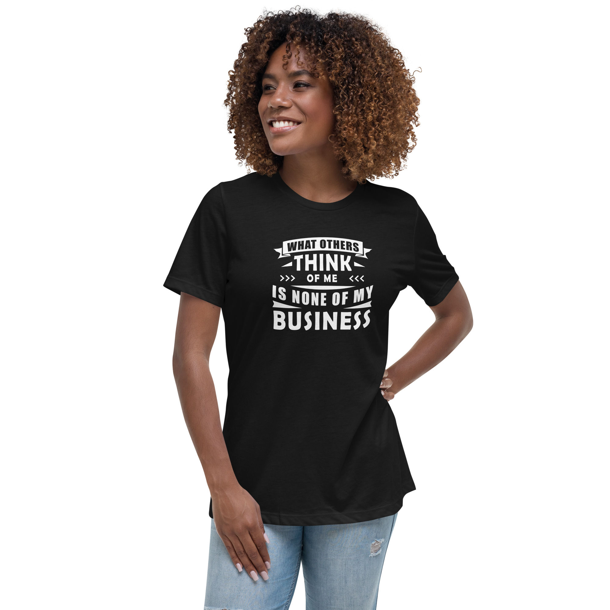 Statement Frauen T-Shirt – frei von fremden Meinungen