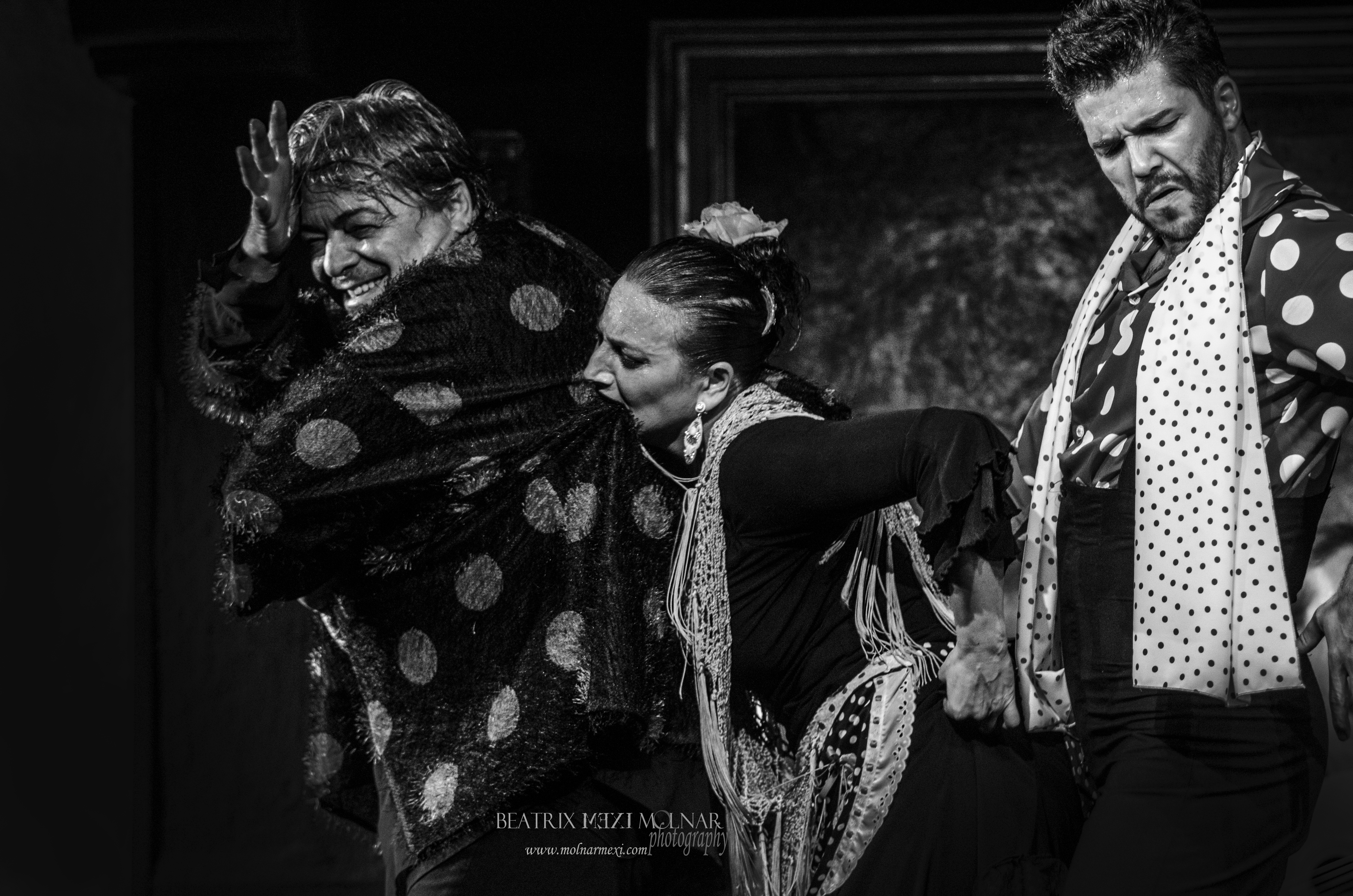 Canales, La Lupi y Angel Rojas