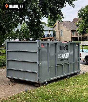 30 yard dumpster rental in Olathe KS.